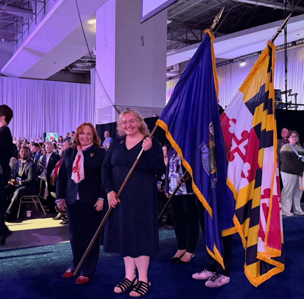 Flag bearers at GAC