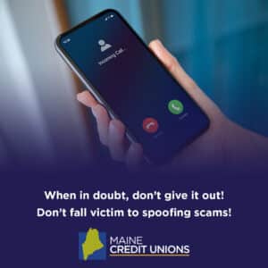 Don't fall victim to spoofing scams.