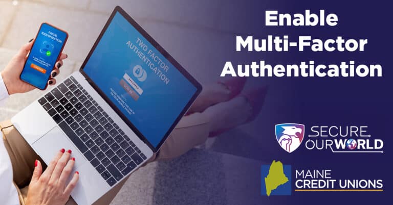 Enable multi-factor authentication
